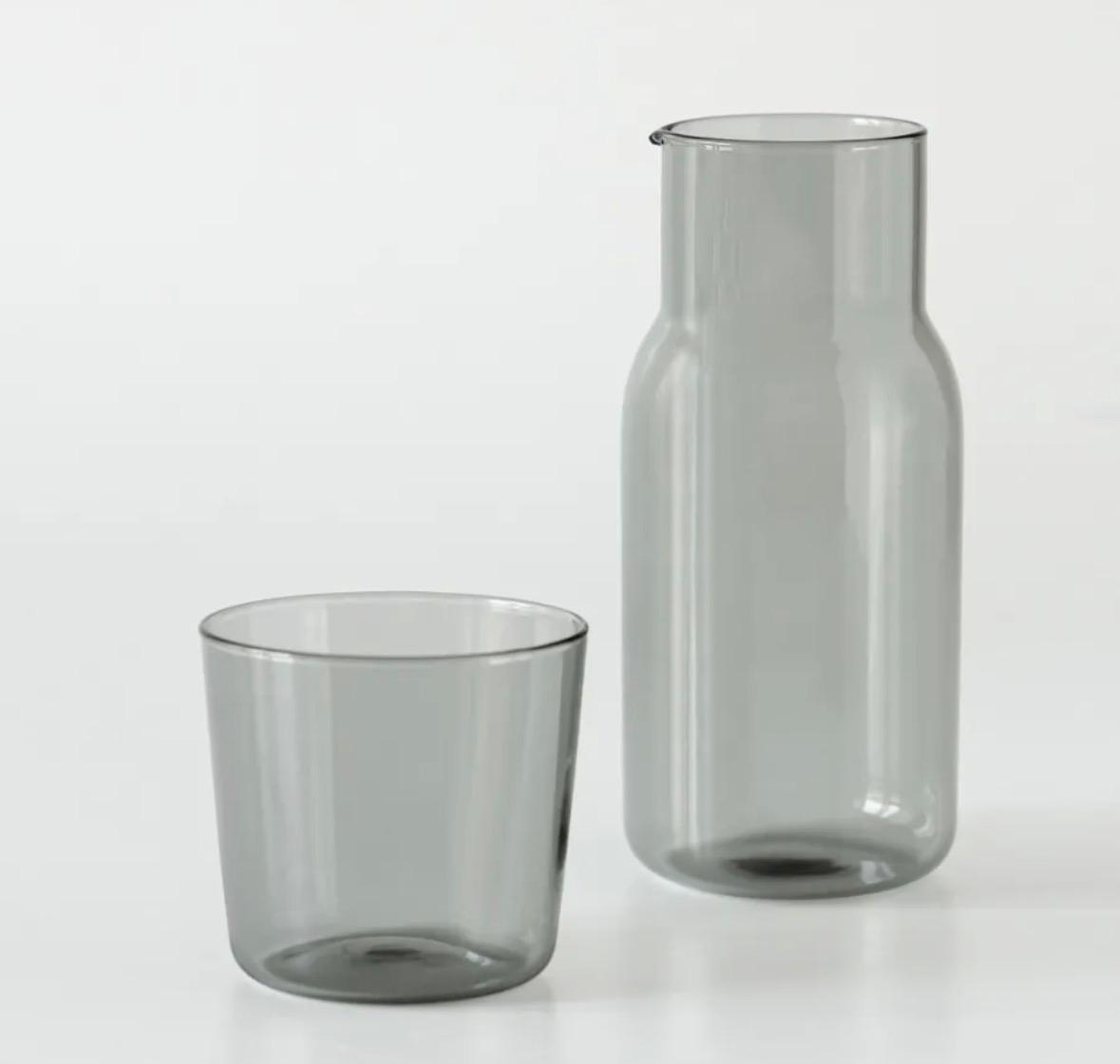 Set de jarra y vaso humo · 500/250 ml