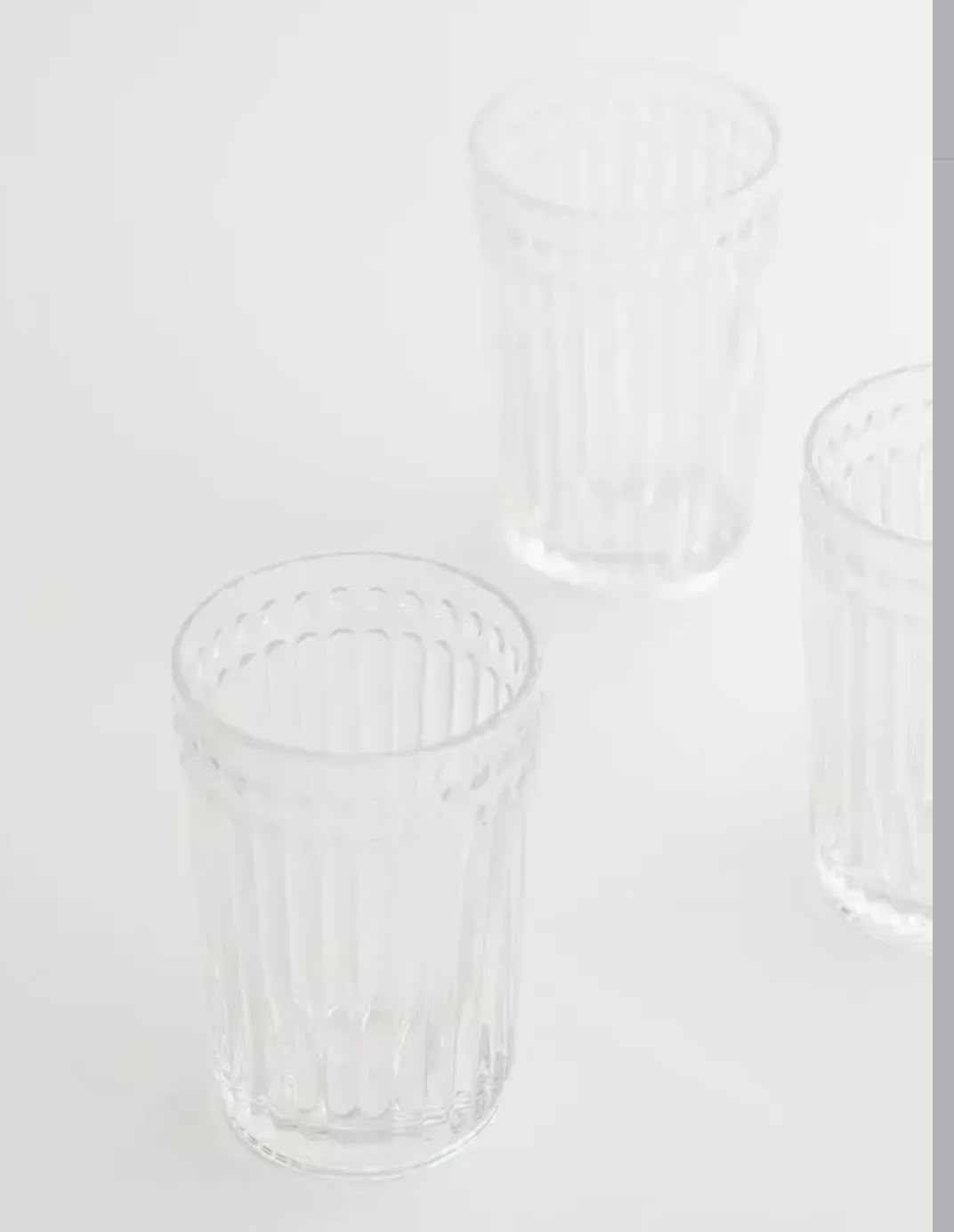 Set de vasos BALL transparente